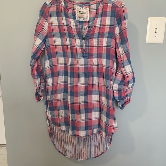 Plaid tunic - Picture 1 of 3